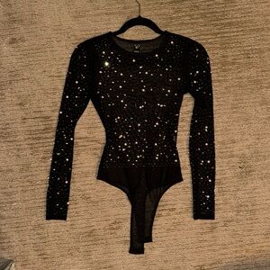 Sheer Sparkly Bodysuit